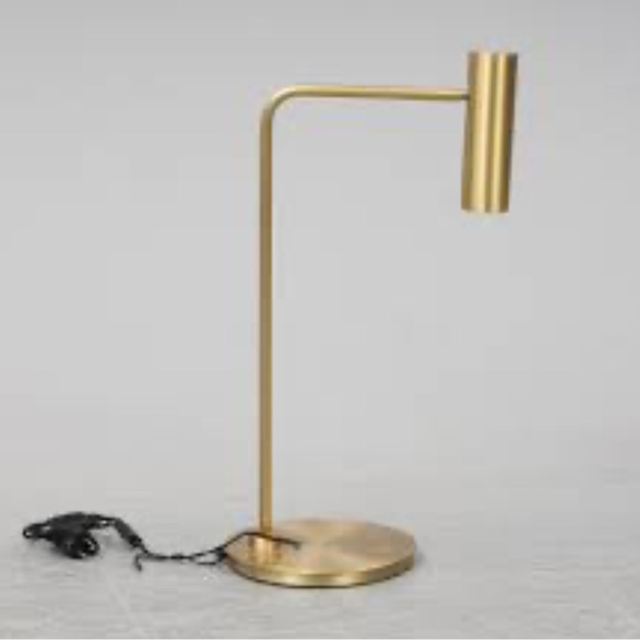 Brushed Gold Touch On/Off Desk Lamp